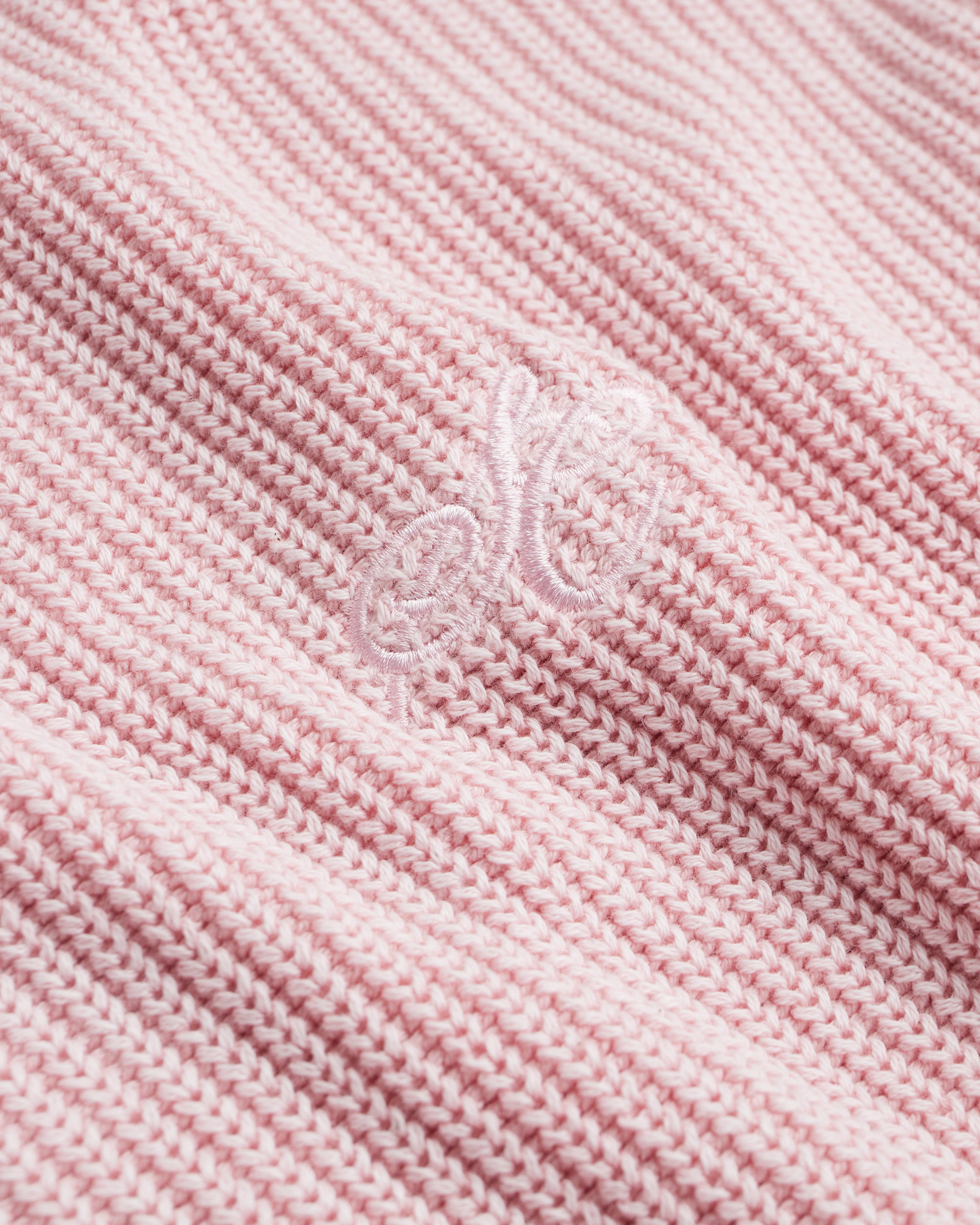 Knit Hoodie Washed Pink